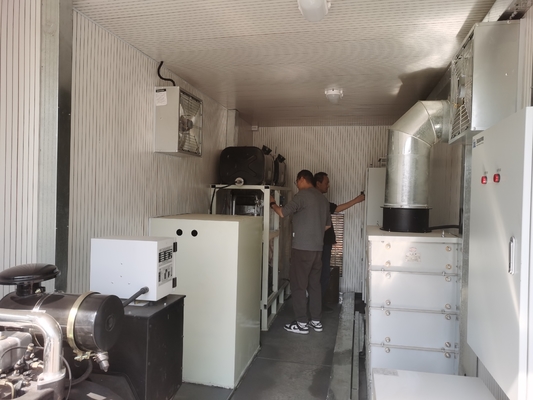 SSCH120-3000/15000 Banco de ensayo del dinamómetro de corriente alterna para ensayos de motores de vehículos de nueva energía instalados en contenedores
