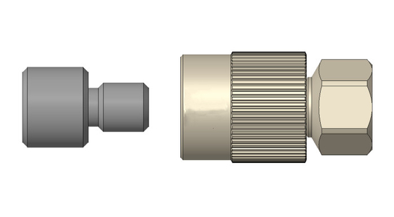 TF240 Serie de acero inoxidable roscado y aleación de aluminio tipo de tornillo de mano acoplamiento de conexión rápida