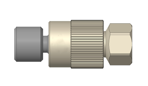 TF240 Serie de acero inoxidable roscado y aleación de aluminio tipo de tornillo de mano acoplamiento de conexión rápida