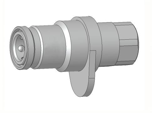 Tipo de acoplamiento de conexión rápida de acero inoxidable de manga de acero de la serie TF531 (especial para puerto de tubería de combustible)