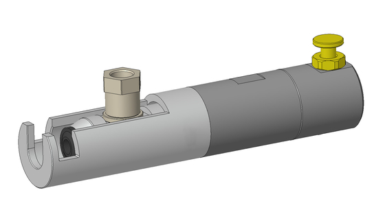 Tipo de acoplamiento de conexión rápida de material de aleación de aluminio de la serie TF550