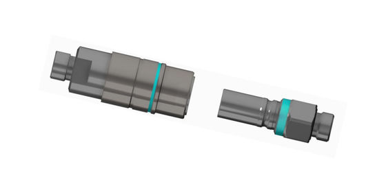 Conector de líquido de empuje-tirón sin fugas