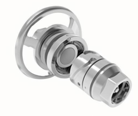 Conector de fluido de aleación de aluminio de acero inoxidable o latón TFC de tres ranuras duradero