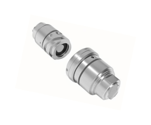 Conector de fluido de aleación de aluminio de acero inoxidable o latón TFC de tres ranuras duradero