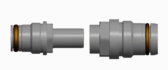 Conector de fluido de acoplamiento ciego TFD de aleación de aluminio o latón de acero inoxidable de alta calidad
