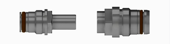 Conector de fluido de acoplamiento ciego TFD de aleación de aluminio o latón de acero inoxidable de alta calidad