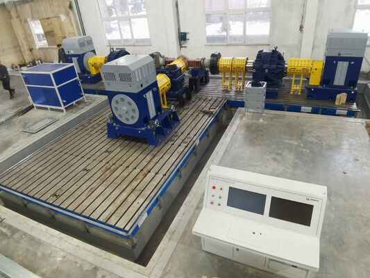 SSCD560-1800-4000 560kW 0,15% Precisión de medición Eje y transmisión del vehículo Pruebas Sistema de banco de pruebas de dinamómetro eléctrico