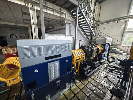 Sistema de banco de ensayo de tipo dinamómetro de transmisión SSCD500-1500/3800 500kW 3183 Nm