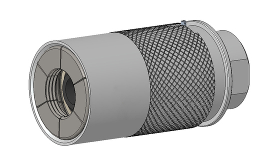 Serie TF230 Bien elaborado acero inoxidable roscado y aleación de aluminio Tipo de manga de conexión rápida