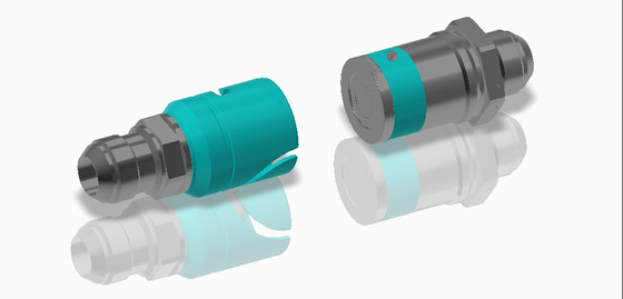 Conector de fluido de bayoneta de la serie TFA de aleación de aluminio o latón de acero inoxidable