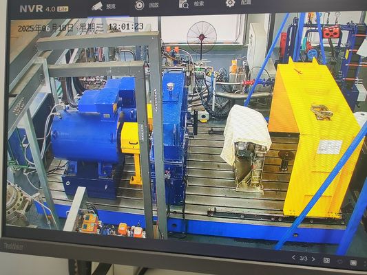600kW Refrigerador de aire forzado de uno a uno Caja de engranajes y banco de ensayo de rendimiento y fiabilidad del eje