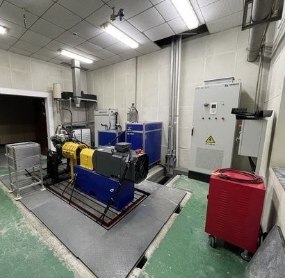 Sistema de ensayo de motores diesel de fabricación propia de Seelong para medir potencia y par