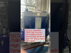 SSCG250-3000/8000 250kW Sistema de banco de pruebas de dinamómetro eléctrico de alta precisión y alta fiabilidad
