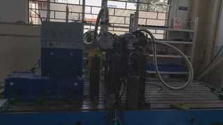 Pruebas en dinamómetro de motor diésel.